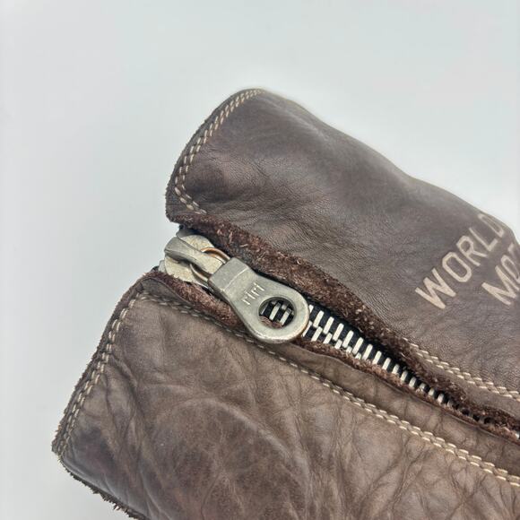 Triumph Paul Smith Brown Leather Buckle Motorcycle Boots Men's 42 Biker - Picture 9 of 15